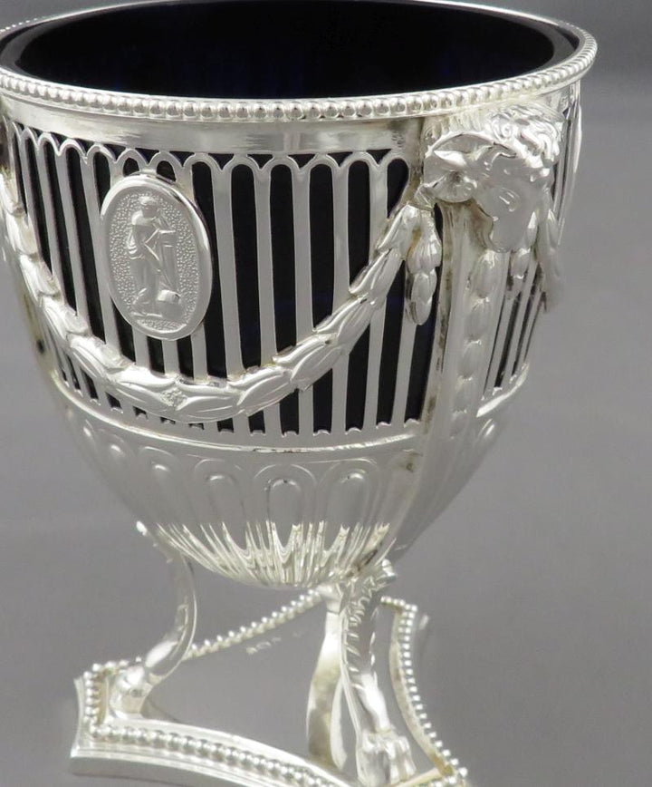 Victorian Sterling Silver Sugar Vase - JH Tee Antiques