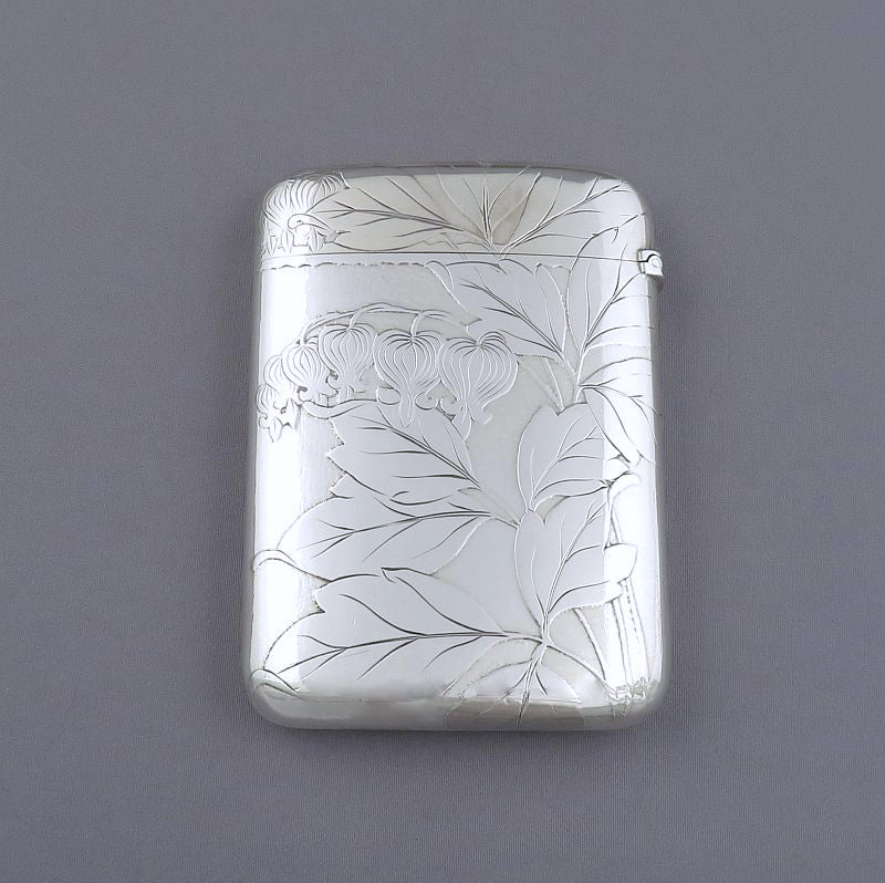 Frank Whiting Sterling Silver Card Case - JH Tee Antiques