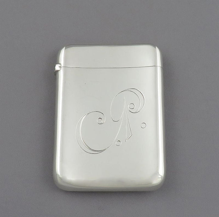 Frank Whiting Sterling Silver Card Case - JH Tee Antiques