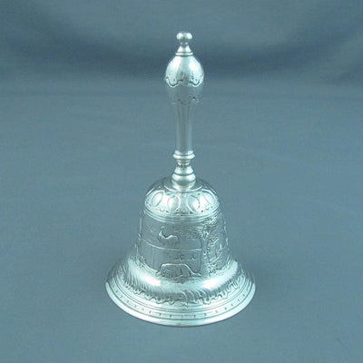William IV Silver Table Bell - JH Tee Antiques