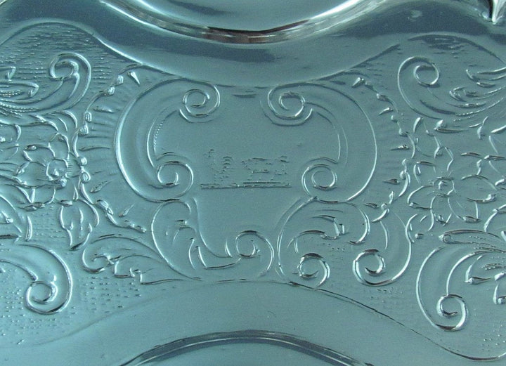 William IV Sterling Silver Candle Snuffer Tray - JH Tee Antiques