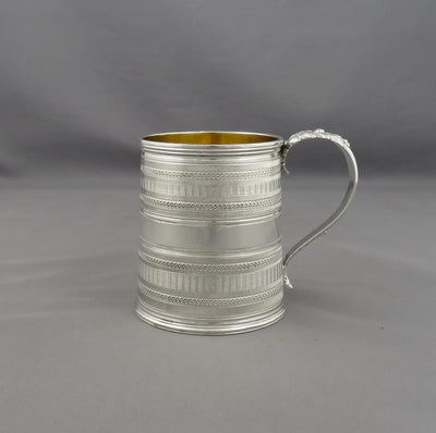 William IV Sterling Silver Mug - JH Tee Antiques