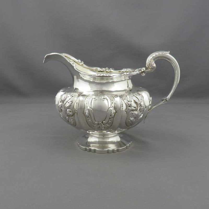 William IV Sterling Silver Tea Set - JH Tee Antiques