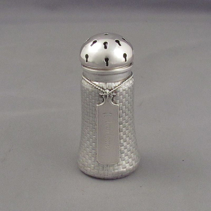 Wood &amp; Hughes Sterling Pepper Caster - JH Tee Antiques